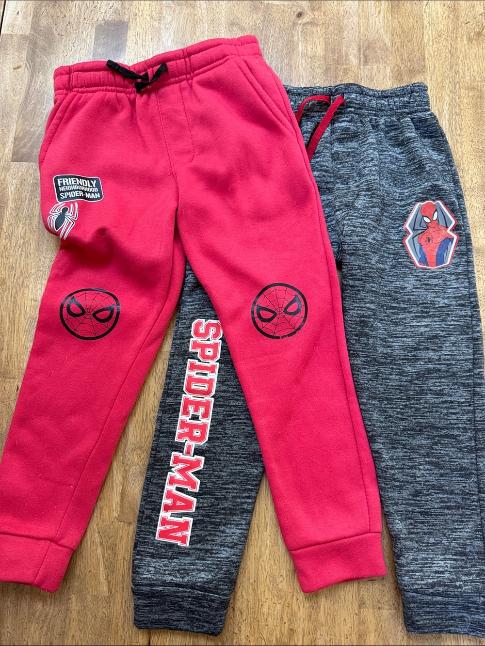 Spiderman Red & Gray Kids' Jogger Pants Set - Spiderman